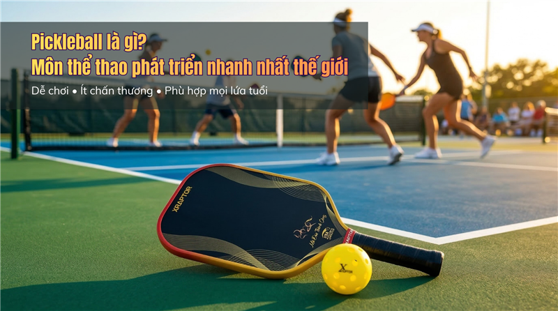 Pickleball là gì? Môn thể thao đang phát triển nhanh nhất thế giới